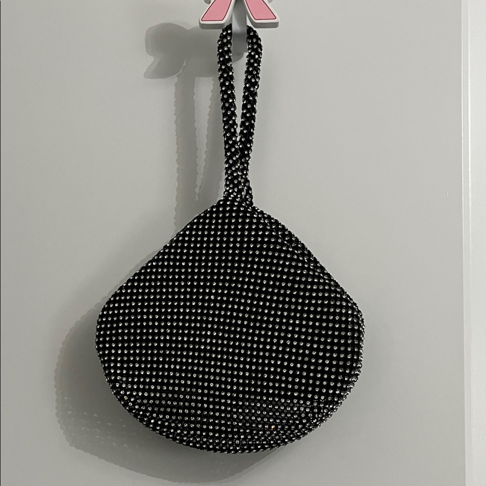 Elegant Black and White Polka Dot Women's Bag